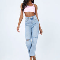 Olbia Wide Leg Denim Jeans
