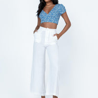 Simona Pants White