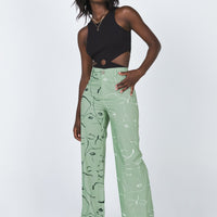 Face It Pants Green