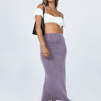 Harriette Maxi Skirt Purple