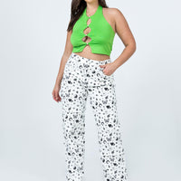 Love Me Not Denim Jeans White