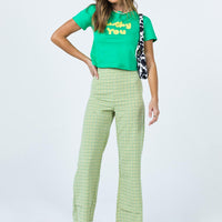 Euros Pants Lime Green