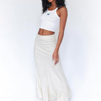 Sally Midi Skirt Beige