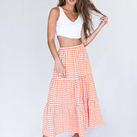 Hale Midi Skirt Orange