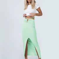True Intentions Maxi Skirt Sage