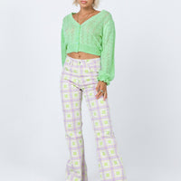 The Ragged Priest Trail Denim Jeans Green Check