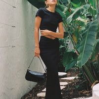 Abigail Midi Skirt Black