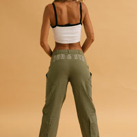 Jagger & Stone Christina Cargo Pants Khaki