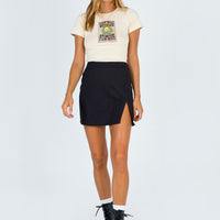 Motel Sheny Mini Skirt Black