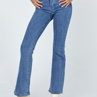 Dark Wash Flare Jean Denim