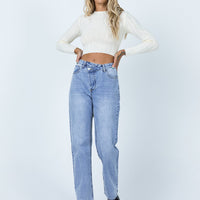 Holly Hi-rise Straight Leg Denim Jeans