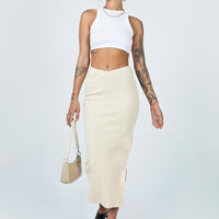 Abigail Midi Skirt Cream