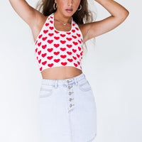 Sophia Mini Skirt Denim