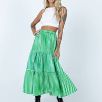 Hale Midi Skirt Green