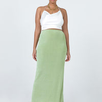 Harriette Maxi Skirt Sage
