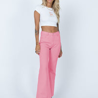Cabarita Lounge Denim Jeans Pink