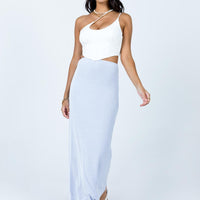 Harriette Maxi Skirt Light Blue