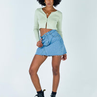 Hallie Denim Mini Skirt
