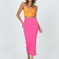 Tanna Midi Skirt Pink