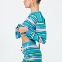 Tallow Knit Stripe Shorts Multi