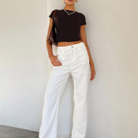 Kalinda Denim Jeans White