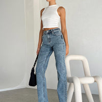 Calabasas Straight Leg Jeans Denim