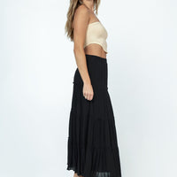 Miriah Maxi Skirt Black