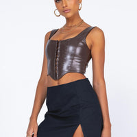 Motel Sheny Mini Skirt Black