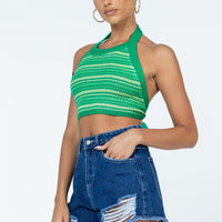 Elise Shorts Dark Wash Denim