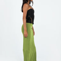 Harriette Maxi Skirt Green