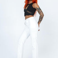 Julia Carpenter Denim Jeans White