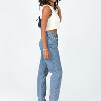 Tulum Straight Leg Denim Jeans