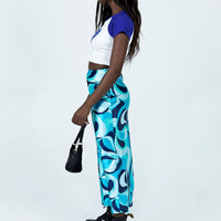 Tobin Maxi Skirt Blue