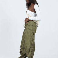 Motel Juwan Trouser Parachute Green
