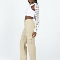 Adelaide Cargo Jeans Stone