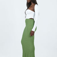 Rubes Midi Skirt Green