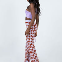 Kirsty Retro Tile Pants Pink