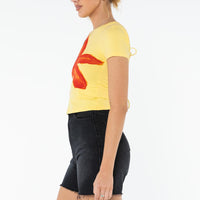 Impala Shorts Washed Black Denim