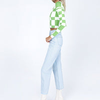 Palermo Straight Leg Light Wash Denim Jeans