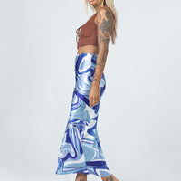 Medika Midi Skirt Blue