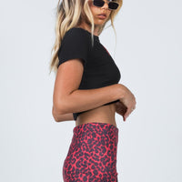 Cairen Mini Skirt Red