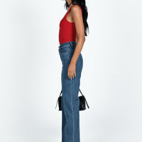 Kirk Straight Leg Jeans Dark Wash Denim