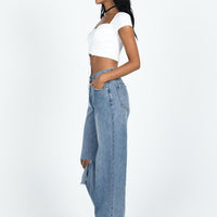 Livvy Jeans Mid Wash Denim