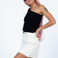 Edyn Mini Skirt White