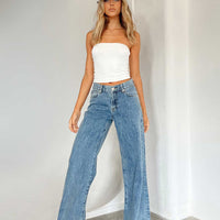 Clarke Low Waist Baggy Jeans Denim