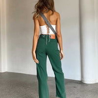 Kalinda Denim Jeans Green