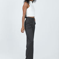 Archer Pants Pinstripe Black