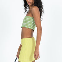 Mani Mini Skirt Yellow