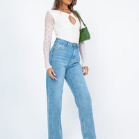 Feilding Wide Leg Denim Jeans