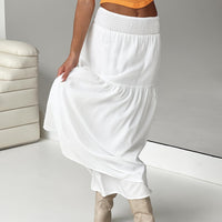 Dion Maxi Skirt White
